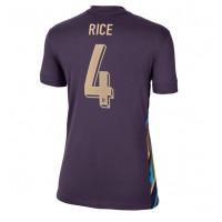 Maglia Calcio Inghilterra Declan Rice #4 Seconda Divisa Donna Europei 2024 Manica Corta